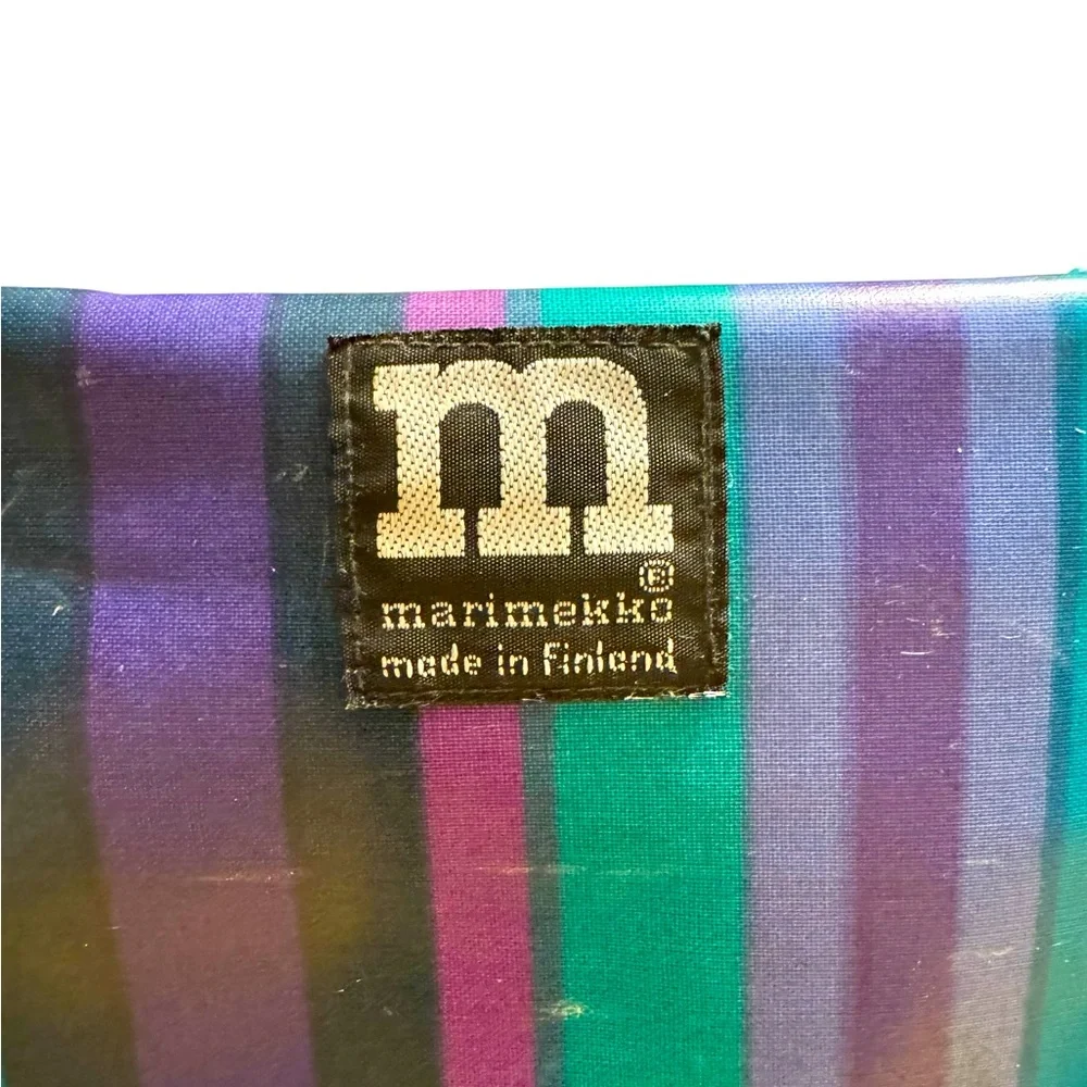 Vintage large capacity Marimekko toiletry bag. GUC